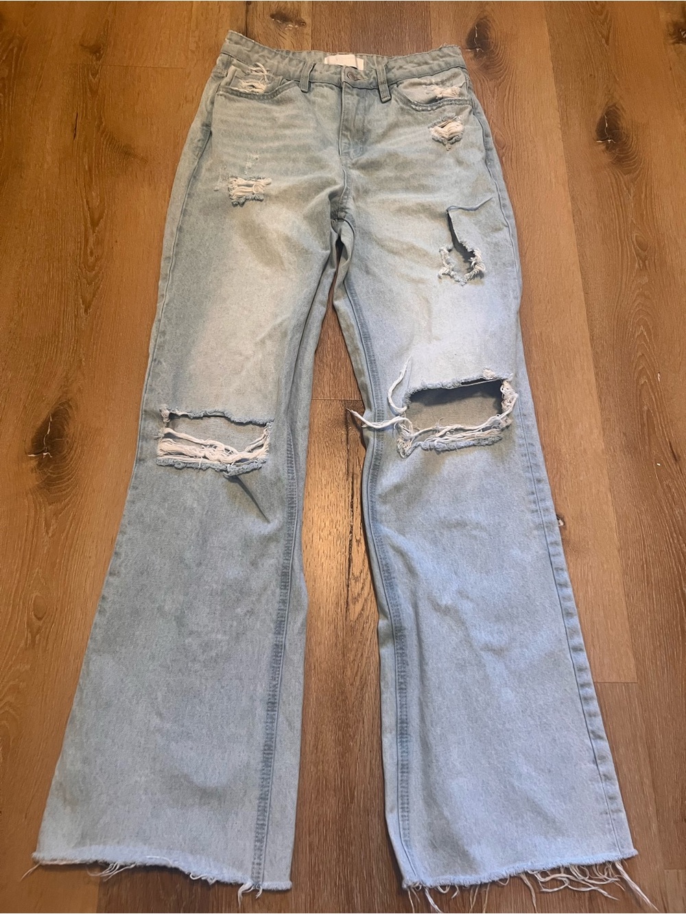 Vervet Size 26 Light Blue Distressed Women's Jeans 100% Cotton